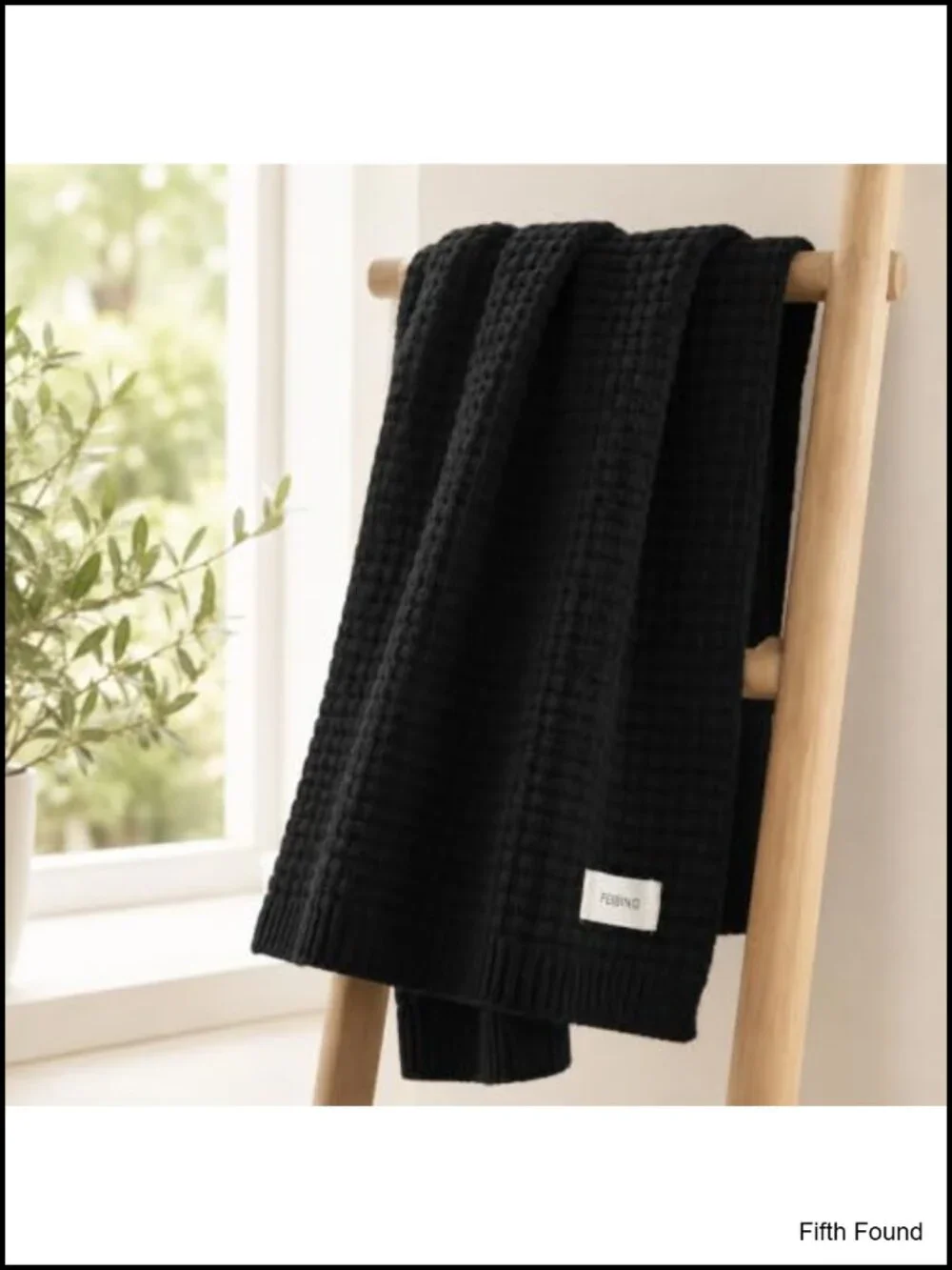 Womens Waffle Knit Winter Scarf Soft Neck Warmer Cozy Cold Weather Wrap